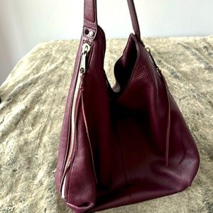 Rebecca Minkoff: pebbled leather hobo bag with dust bag: excellent condition